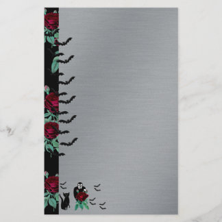 Vampire and Cat Stationery