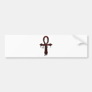 VAMPIRE ANKH -Bloody Bumper Sticker
