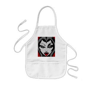 Vampire Aprons Halloween Vampire Girl BBQ Apron