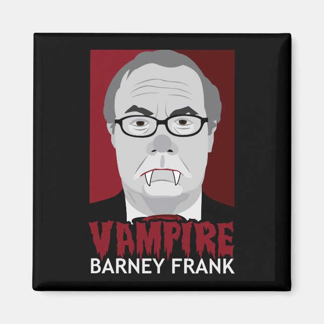 Vampire Barney Frank Magnet (Front)