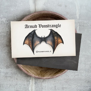 Vampire Bat Business Card