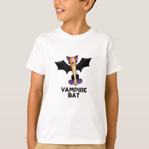 Vampire Bat Funny Baseball Pun  T-Shirt