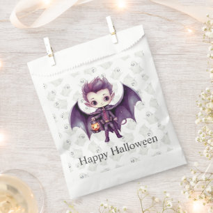 Vampire Bat Ghosts Cute Happy Halloween Favour Bags