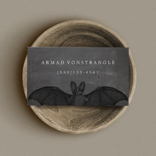 Vampire Bat Halloween Business Card