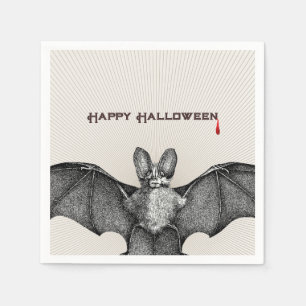 Vampire Bat Halloween  Napkin
