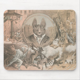 Vampire Bat Portrait Mouse Mat
