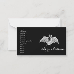 Vampire Bat Wishes Advice Card