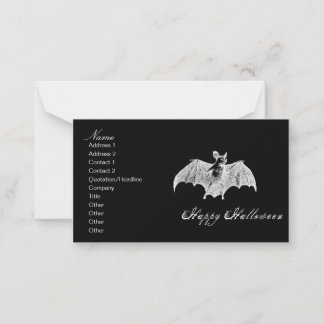 Vampire Bat Wishes Advice Card
