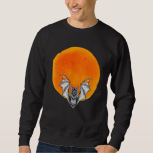Vampire Bat With Full Moon Magic Sweatshirt