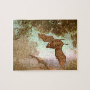 Vampire Bats by CE Swan, Vintage Wild Animals Jigsaw Puzzle
