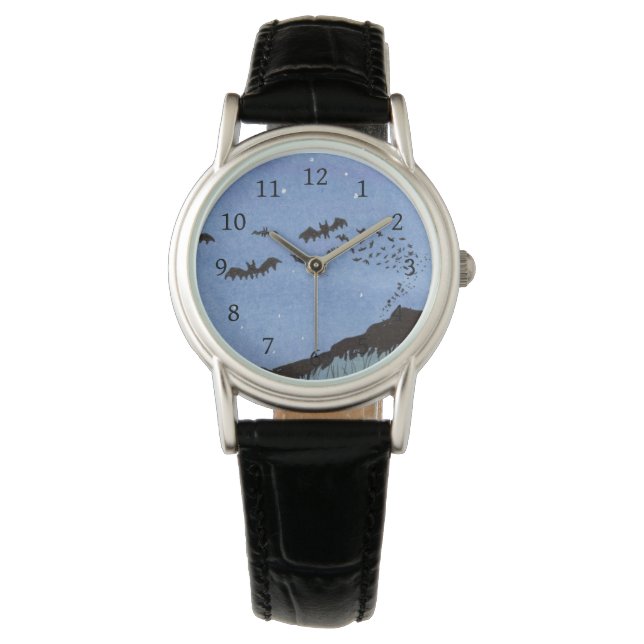 Vampire Bats Halloween Watch (Front)