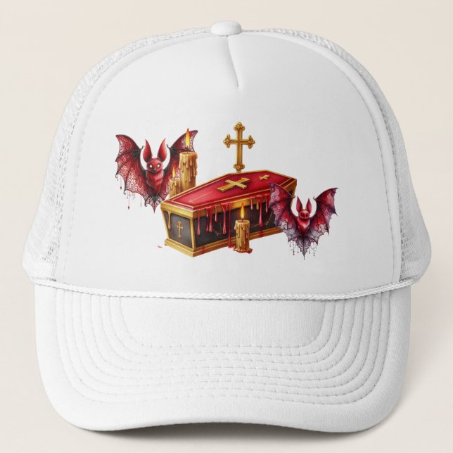 Vampire Bats Trucker Hat (Front)
