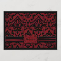 Vampire Birthday Card