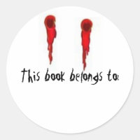 Vampire Bite book sticker