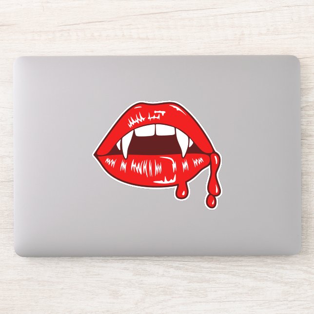 Vampire Blood Lips Red Monster Fangs (Computer)