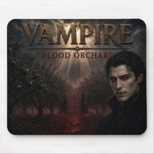 Vampire Blood Orchard Dark Realism Mouse Mat