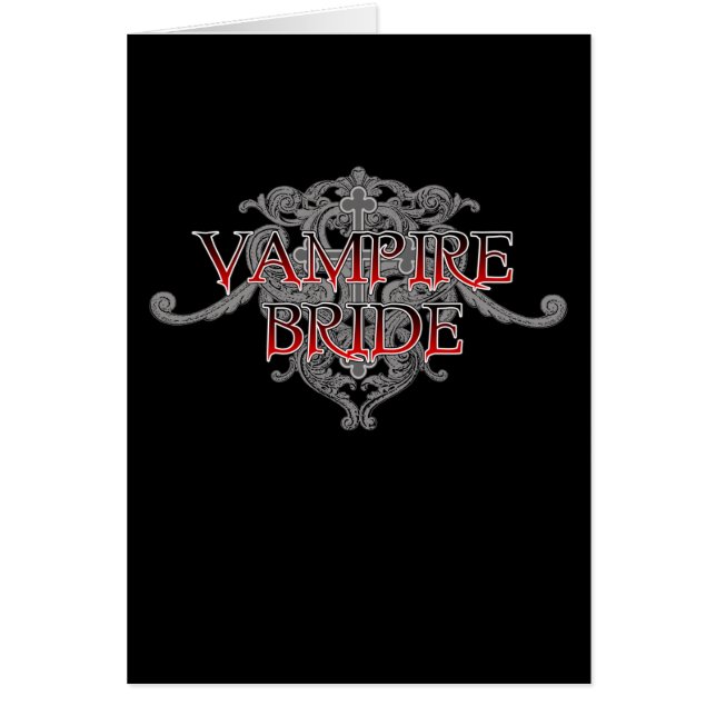 Vampire Bride Card (Front)