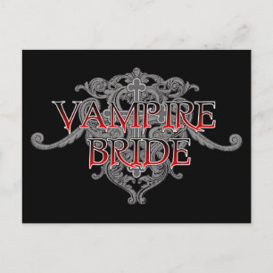 Vampire Bride Postcard