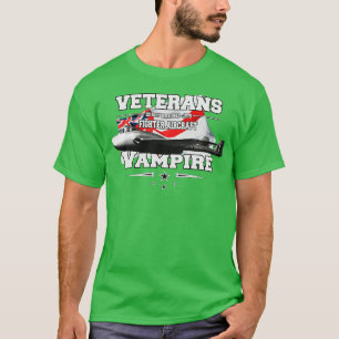 Vampire British jet fighter T-Shirt