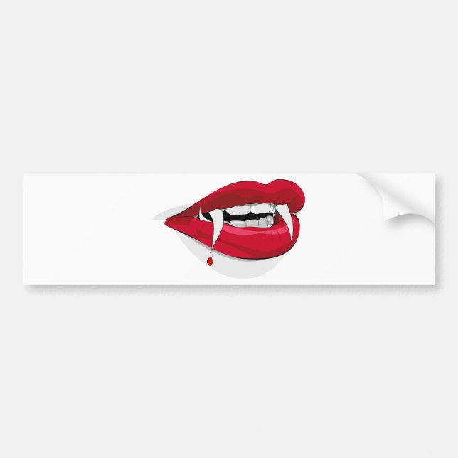 vampire bumper sticker (Front)