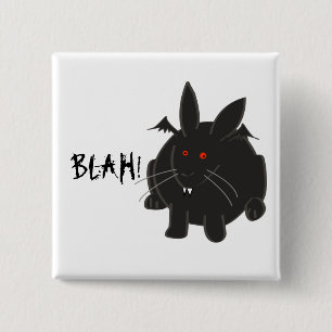 Vampire Bunneh 15 Cm Square Badge