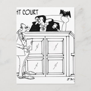 Vampire Cartoon 5319 Postcard