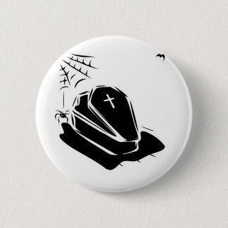Vampire Casket 6 Cm Round Badge