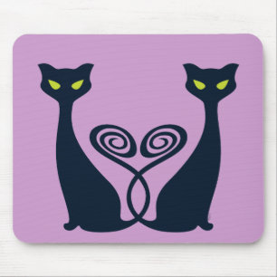 Vampire Cat Duo Mouse Mat
