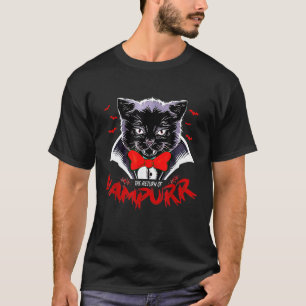 Vampire Cat The Return Vampurr Horror Cool Hallowe T-Shirt