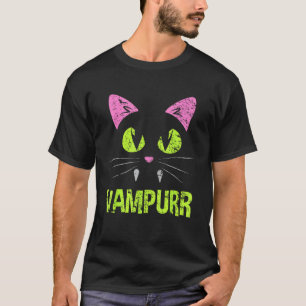 Vampire Cat Vampire Halloween Costume T-Shirt