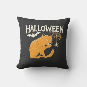 Vampire Cat's Halloween Classic T-Shirt Cushion