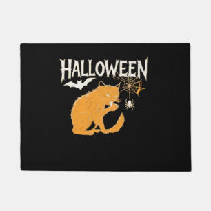Vampire Cat's Halloween Classic T-Shirt Doormat