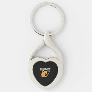 Vampire Cat's Halloween Classic T-Shirt Key Ring