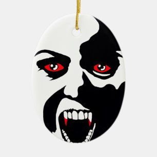 VAMPIRE CERAMIC TREE DECORATION