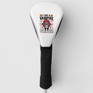 Vampire Coach Halloween Skull Vintage Shirt Design Golf Head Cover