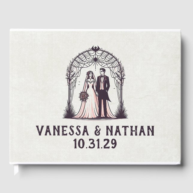 Vampire Couple Guest Book (Front)