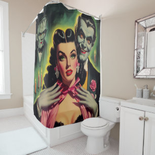 Vampire Couple Shower Curtain