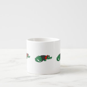 Vampire Crocodile Espresso Cup
