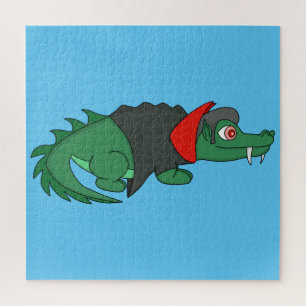 Vampire Crocodile Jigsaw Puzzle