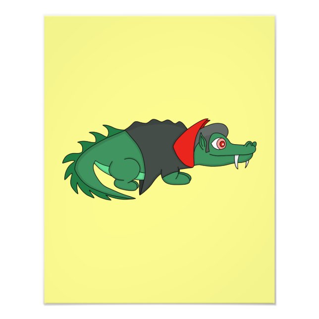 Vampire Crocodile Photo Print (Front)