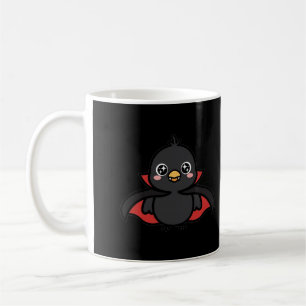 Vampire Crow Halloween Coffee Mug