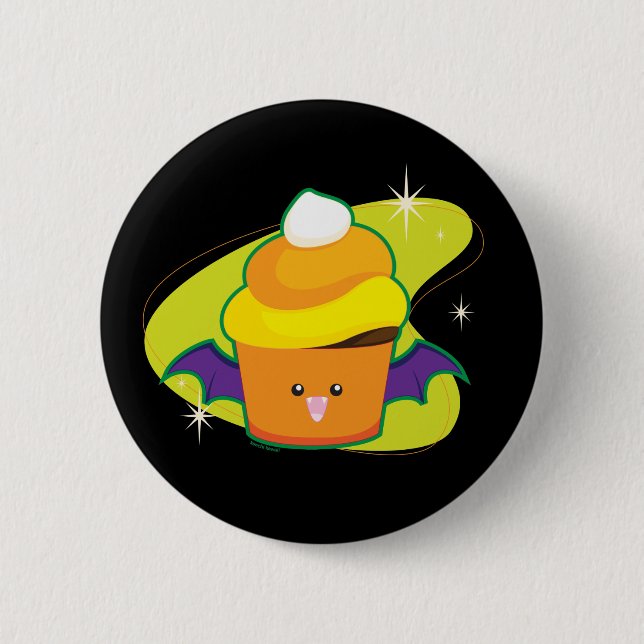 Vampire Cupcake 6 Cm Round Badge (Front)