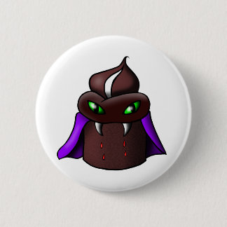 Vampire Cupcake Button