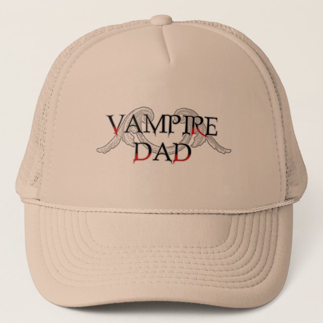 Vampire Dad Trucker Hat (Front)