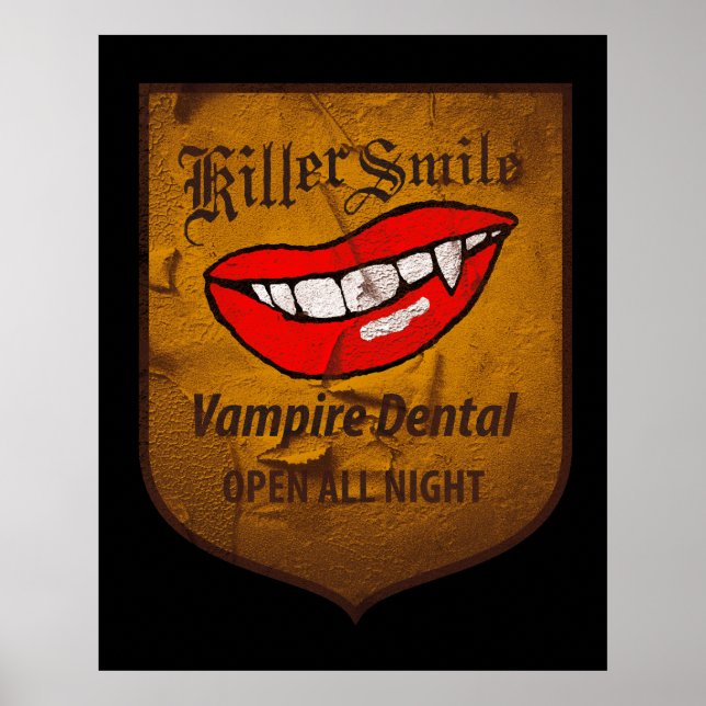 Vampire Dental Poster (Front)