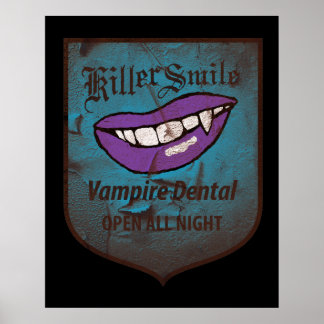 Vampire Dental Poster