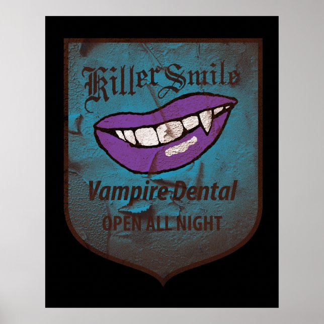 Vampire Dental Poster (Front)
