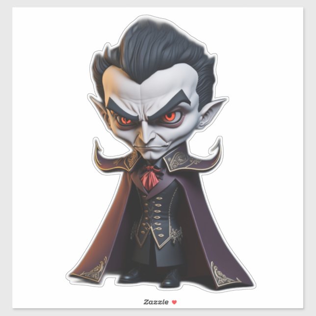 Vampire Dracula Caricature Figure (Sheet)