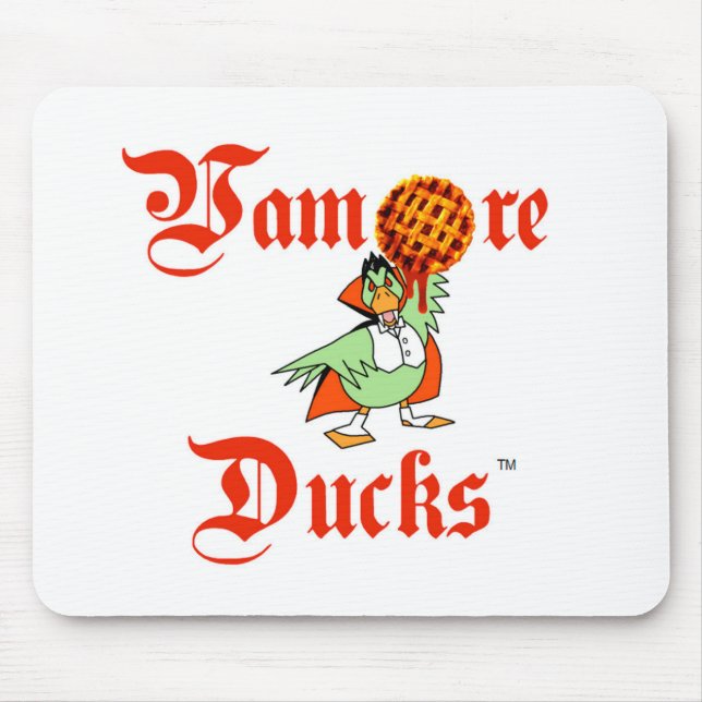 Vampire Ducks logo Mousepad (Front)