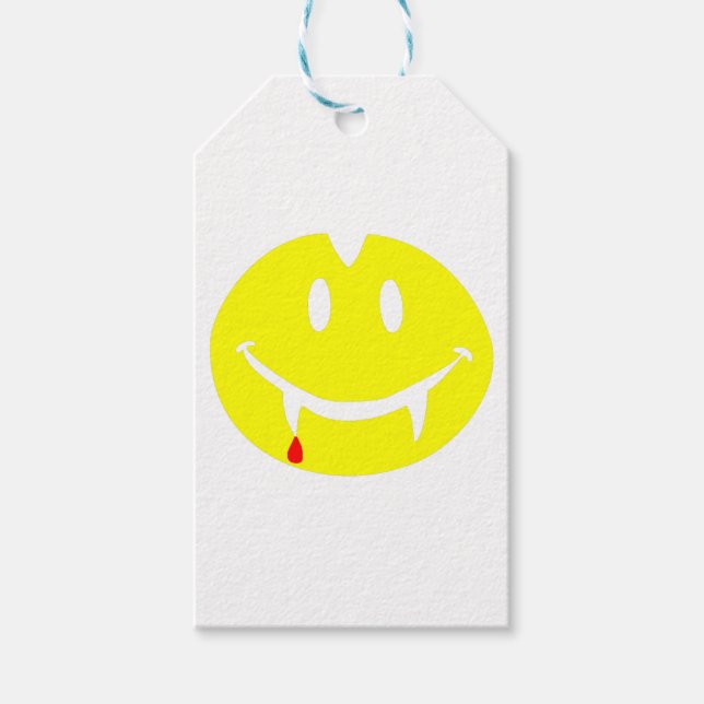 vampire emoji dracula gift tags (Front)